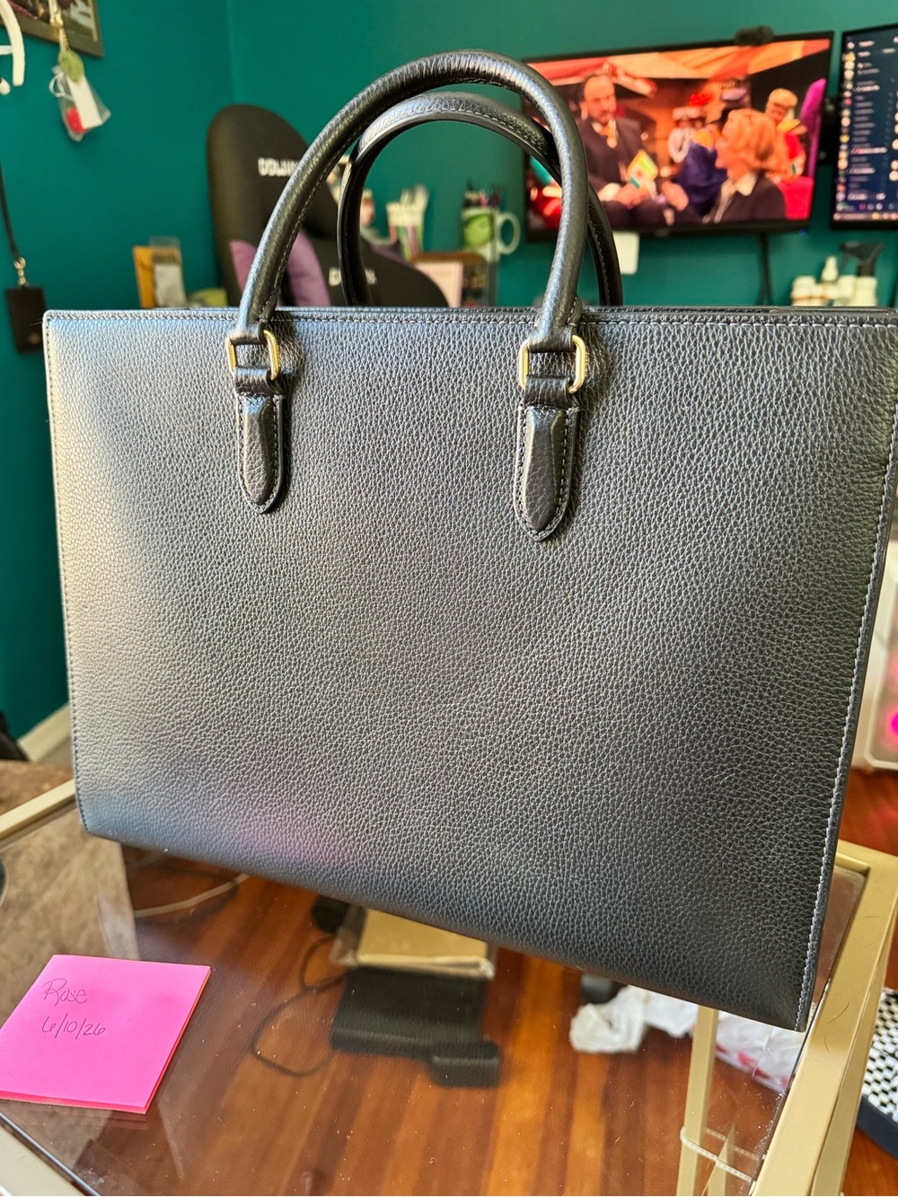 Coach Black Maggie Tote - Picture 3 of 9